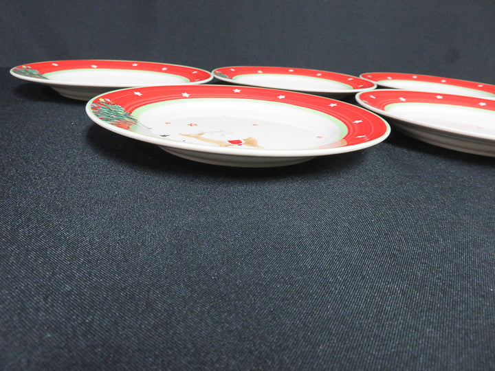 Spode Christmas Reindeer Plates