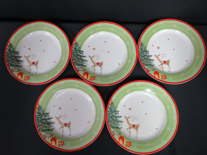 Spode Christmas Reindeer Plates