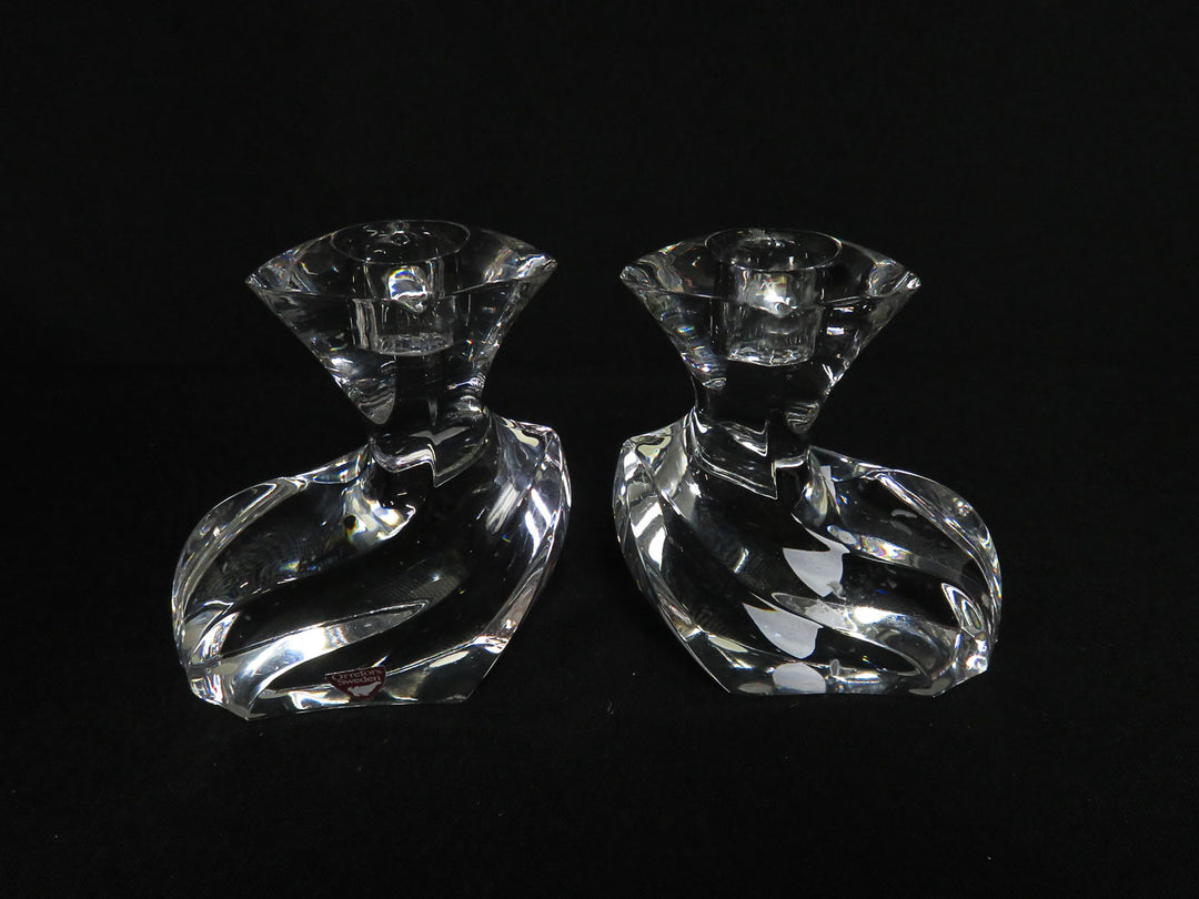 Orrefors "Camee" Candlesticks