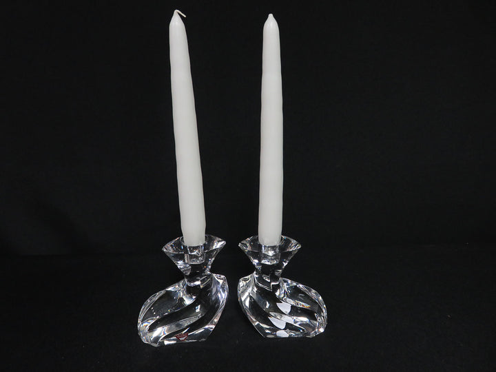 Orrefors "Camee" Candlesticks