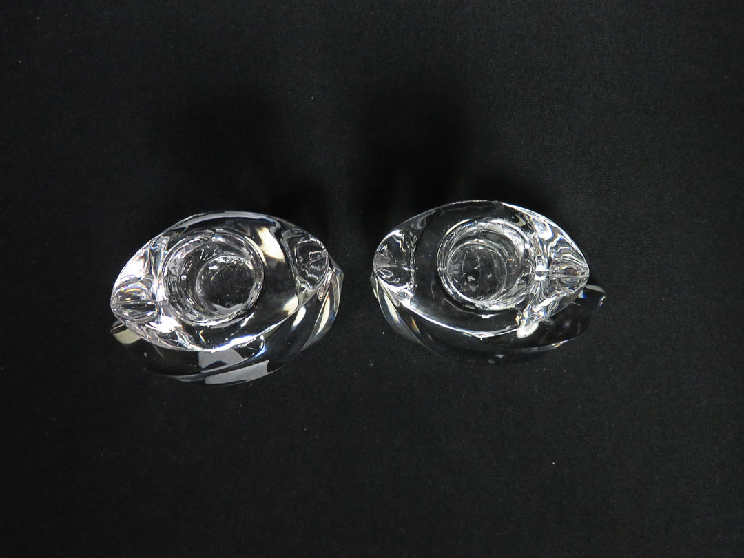 Orrefors "Camee" Candlesticks