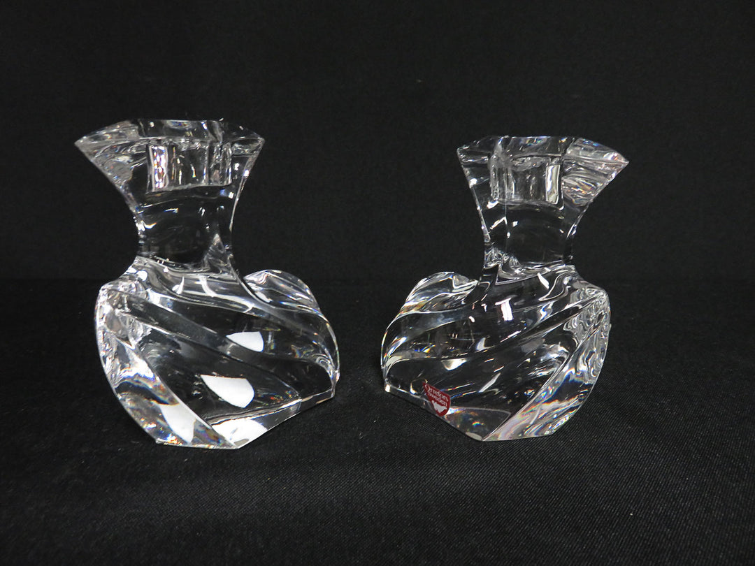 Orrefors "Camee" Candlesticks