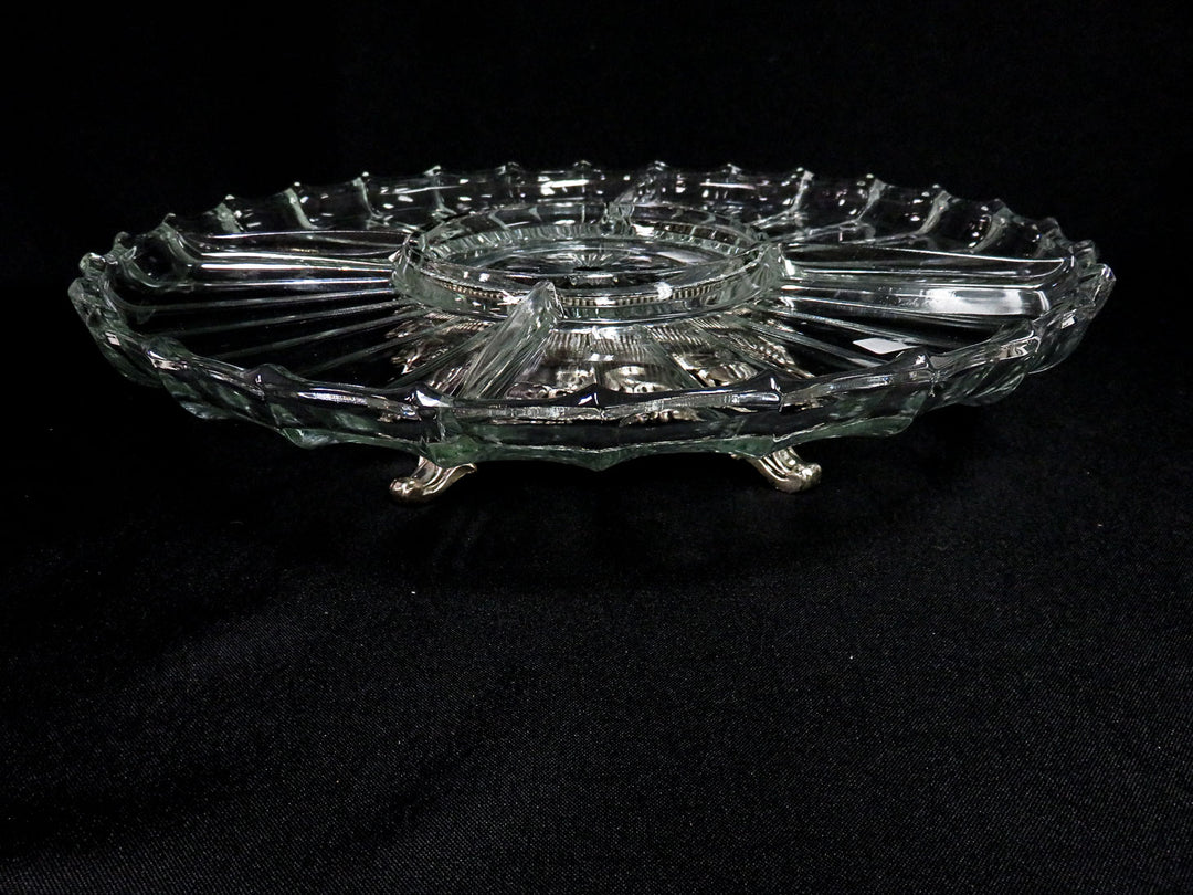 Vintage Divided Dish Lazy Susan