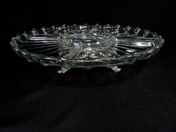 Vintage Divided Dish Lazy Susan