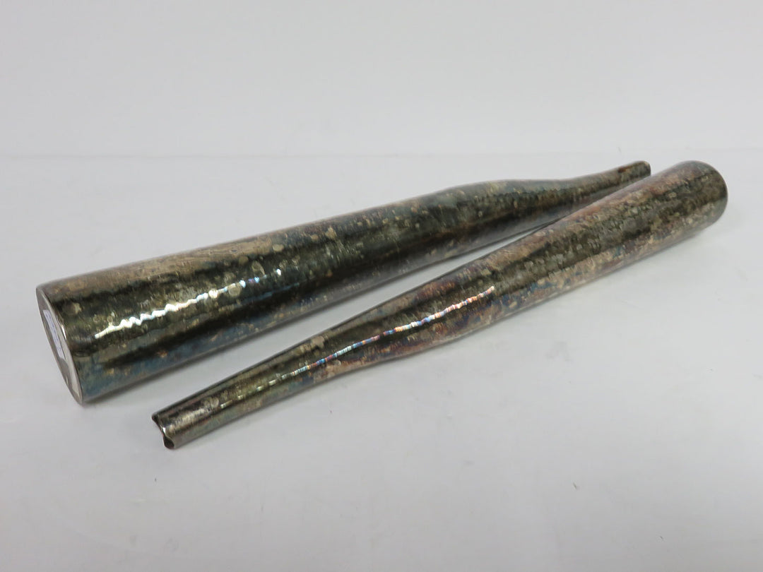 Hammered Metal Vases