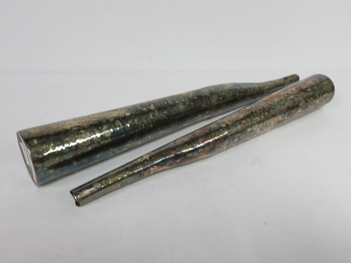Hammered Metal Vases