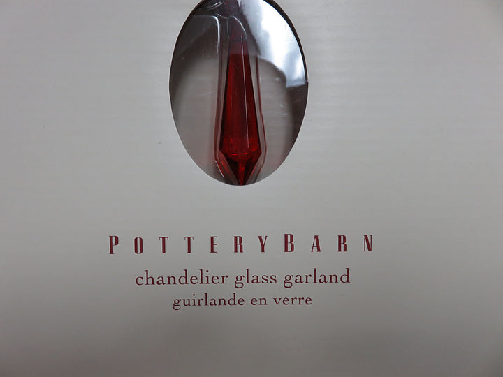 Three Sets Pottery Barn Glass Garlands