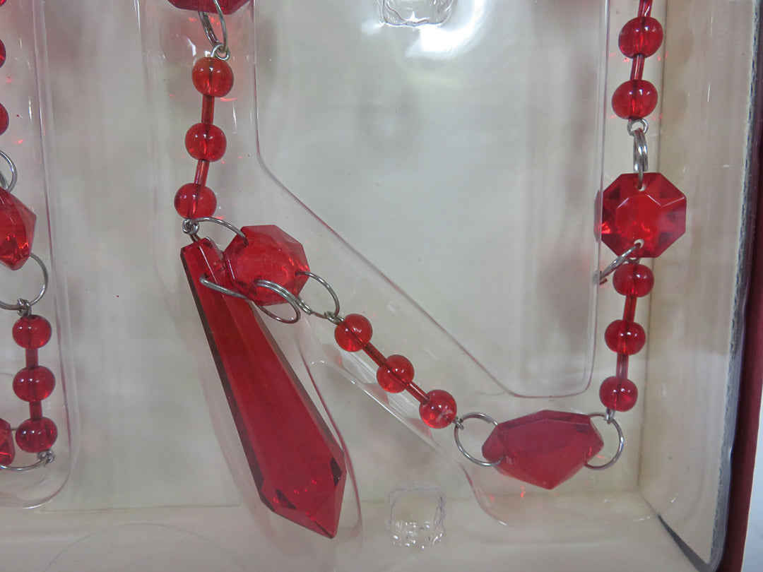 Three Sets Pottery Barn Glass Garlands