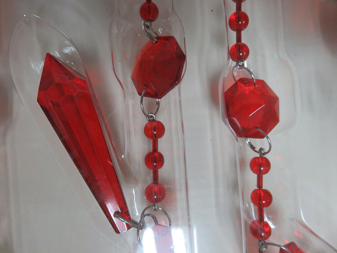 Three Sets Pottery Barn Glass Garlands