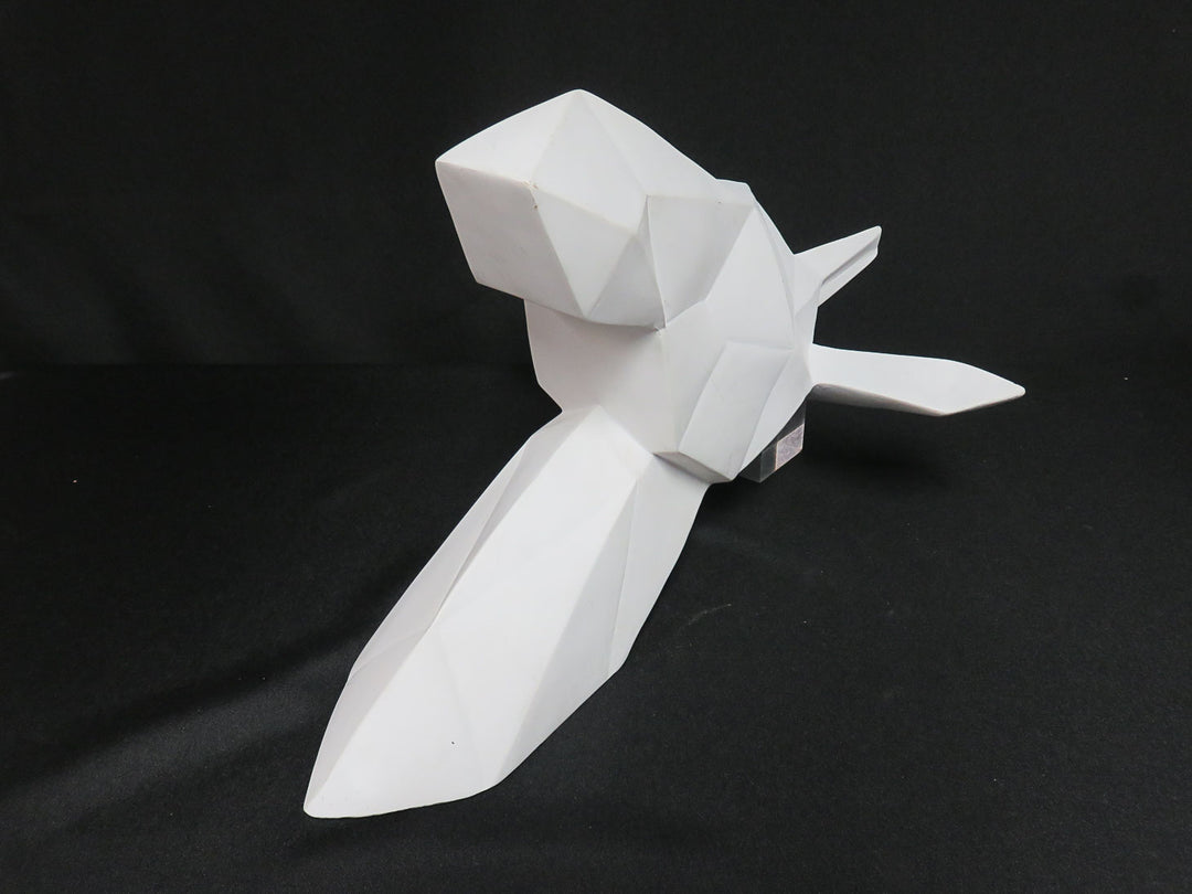 Geometric Deer Head Sculpture
