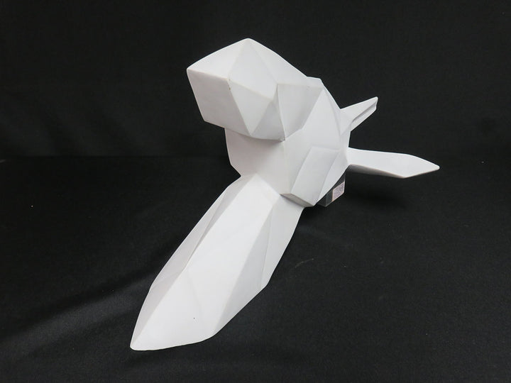 Geometric Deer Head Sculpture