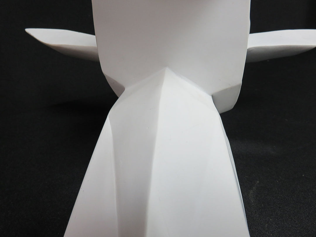 Geometric Deer Head Sculpture