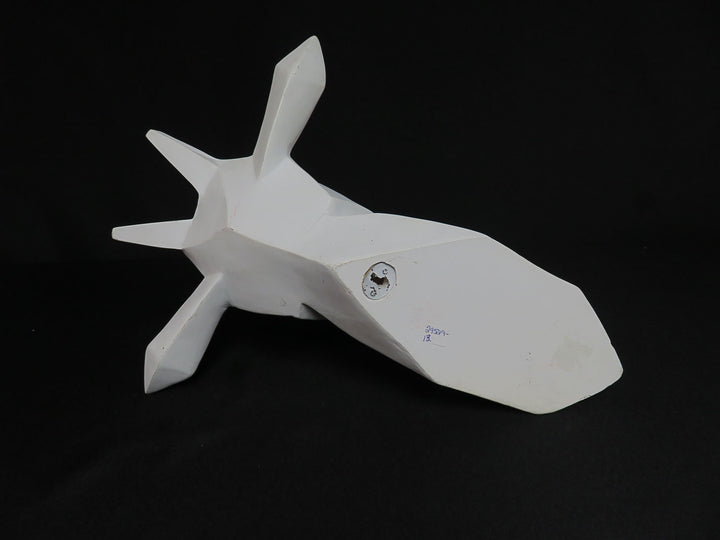 Geometric Deer Head Sculpture