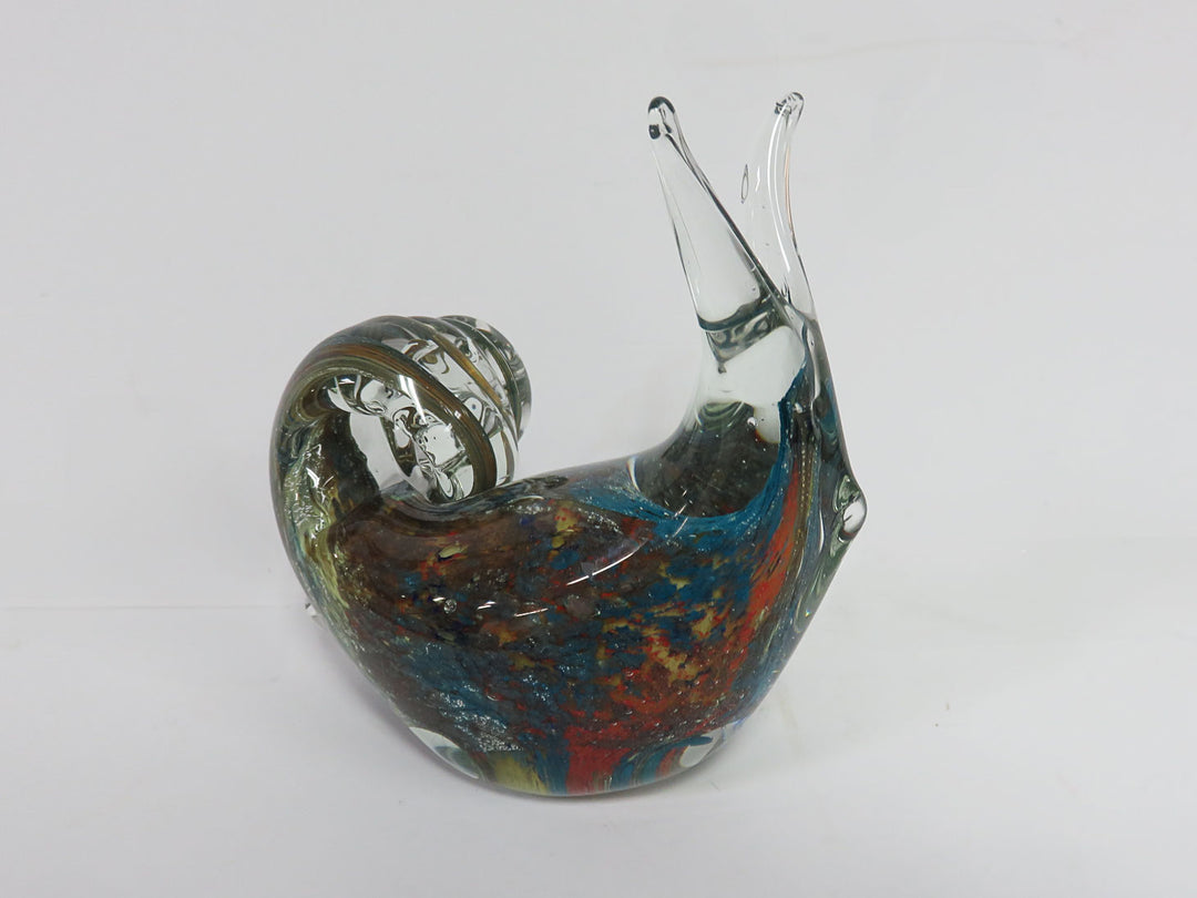 Murano Style Snail Figurine