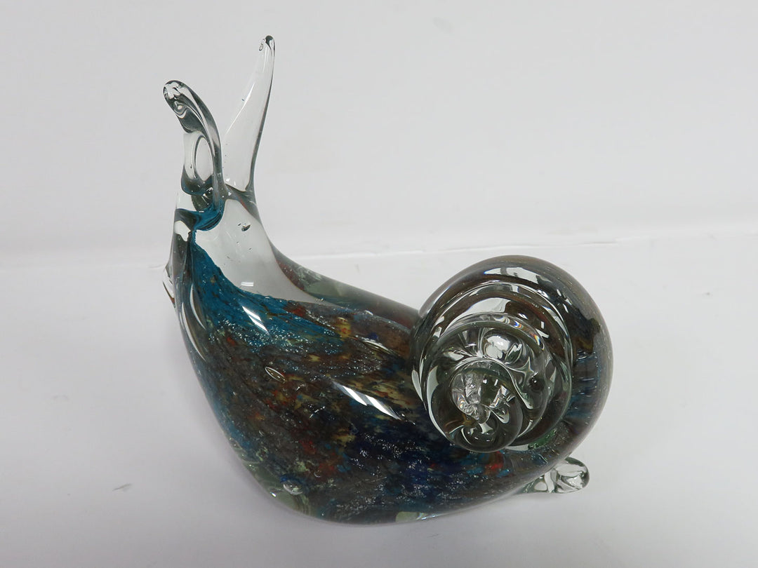 Murano Style Snail Figurine