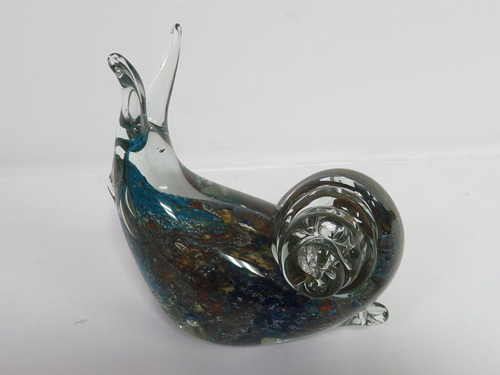Murano Style Snail Figurine