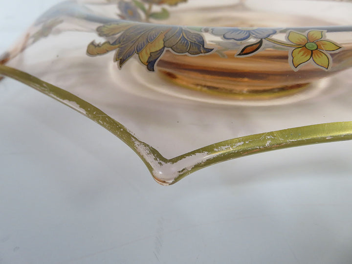 Console Bowl and Candlesticks