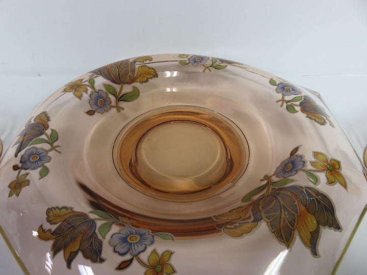 Console Bowl and Candlesticks