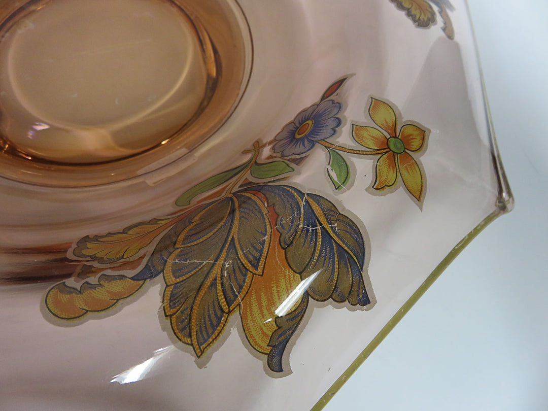 Console Bowl and Candlesticks