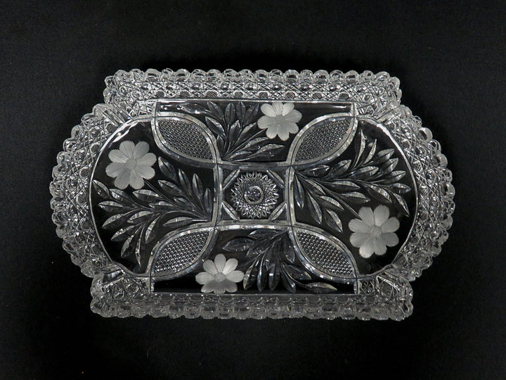 Cut Glass Tray