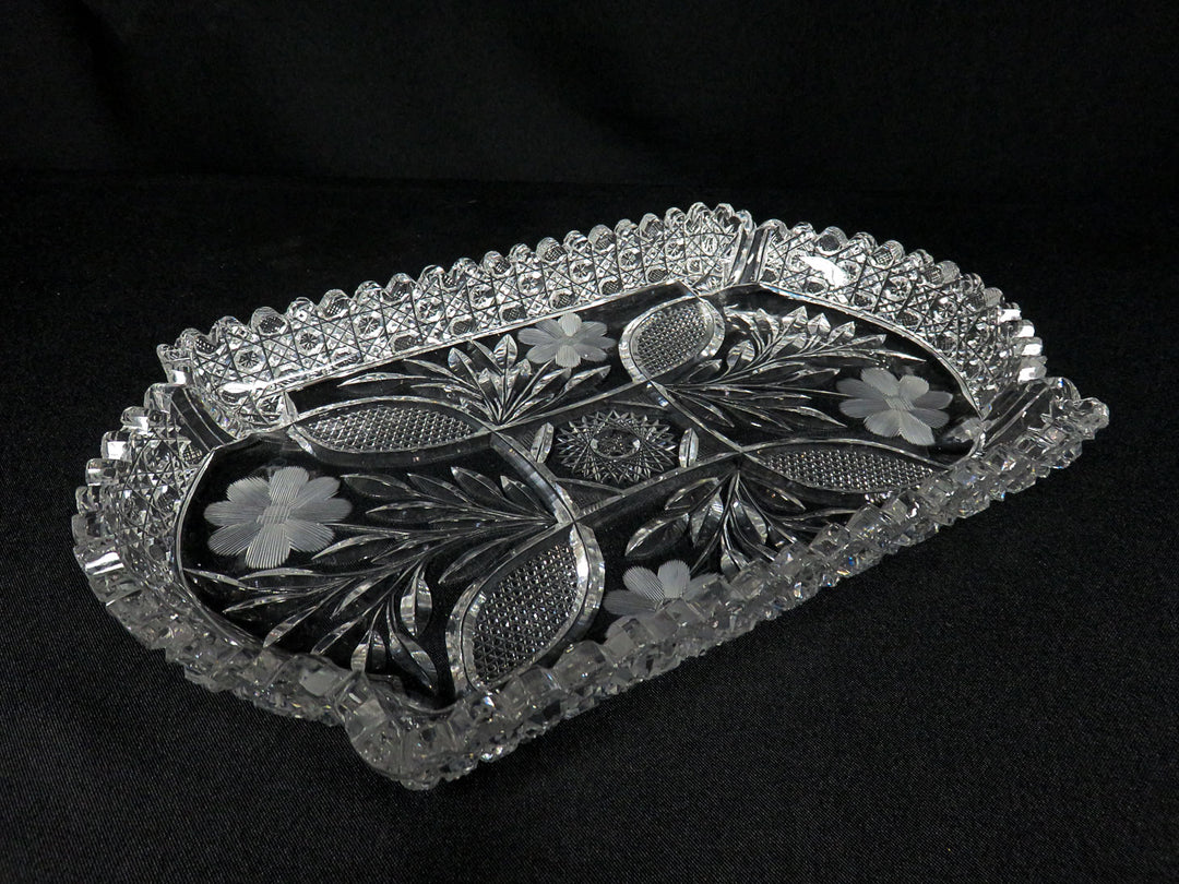 Cut Glass Tray