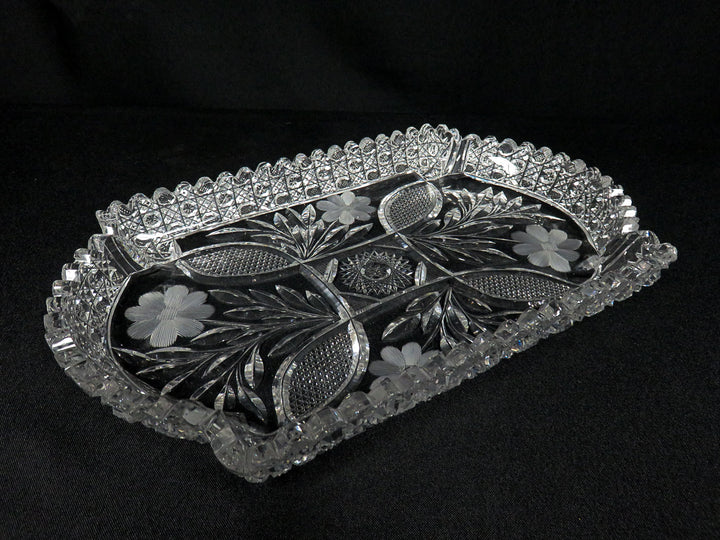 Cut Glass Tray