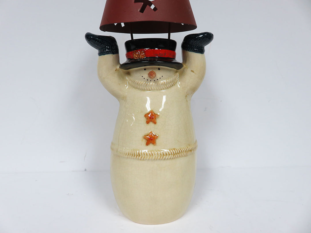 Snowman Votive Holder