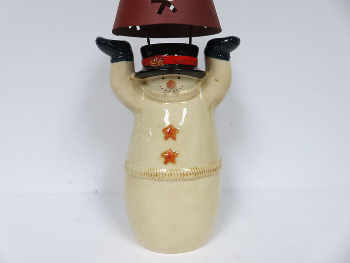 Snowman Votive Holder