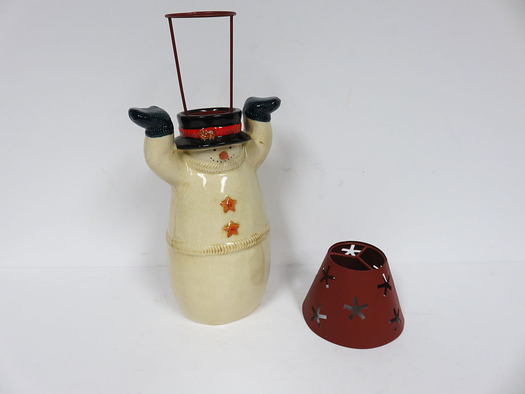 Snowman Votive Holder
