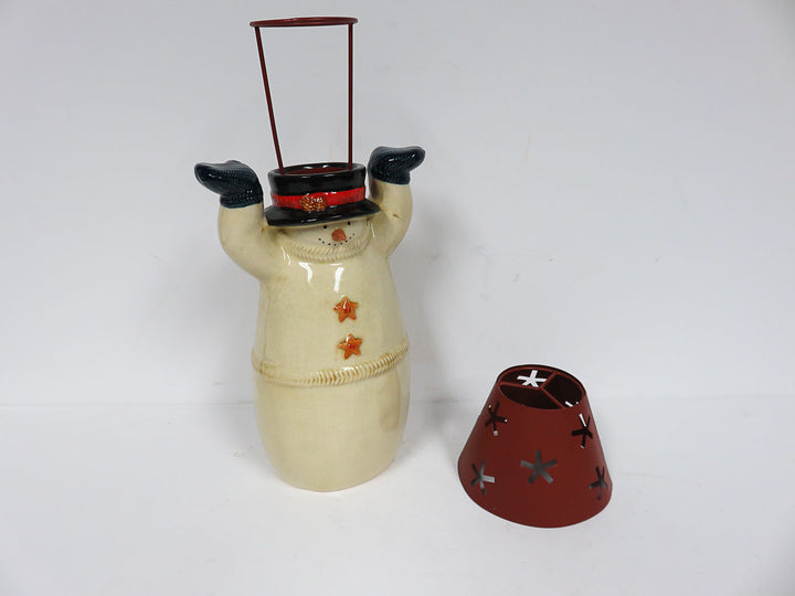 Snowman Votive Holder