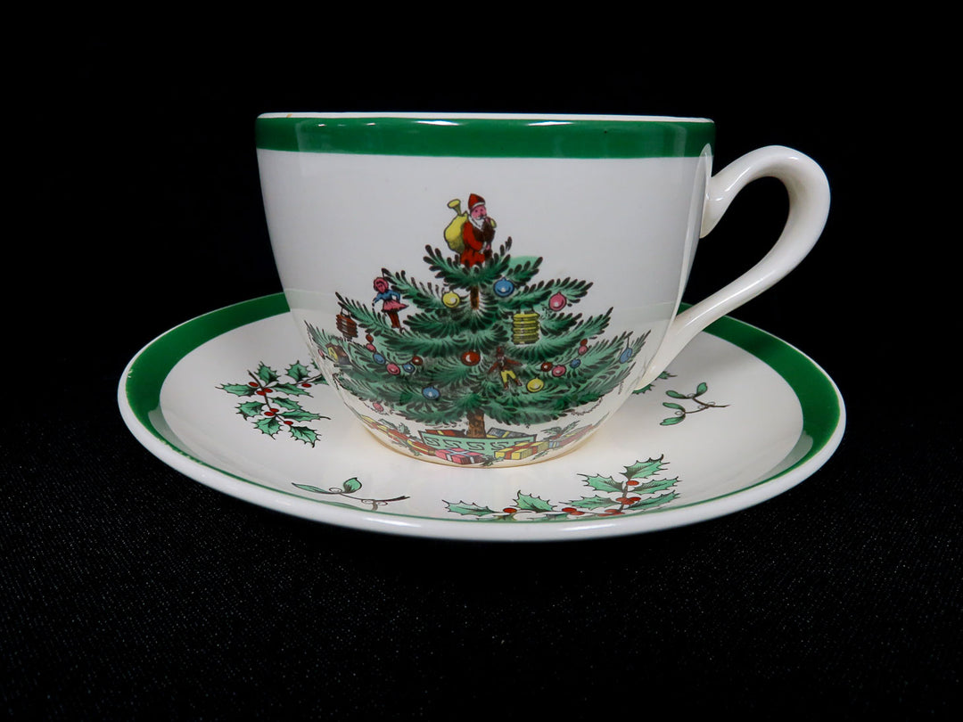 Spode Christmas Coffee Cups and Saucers