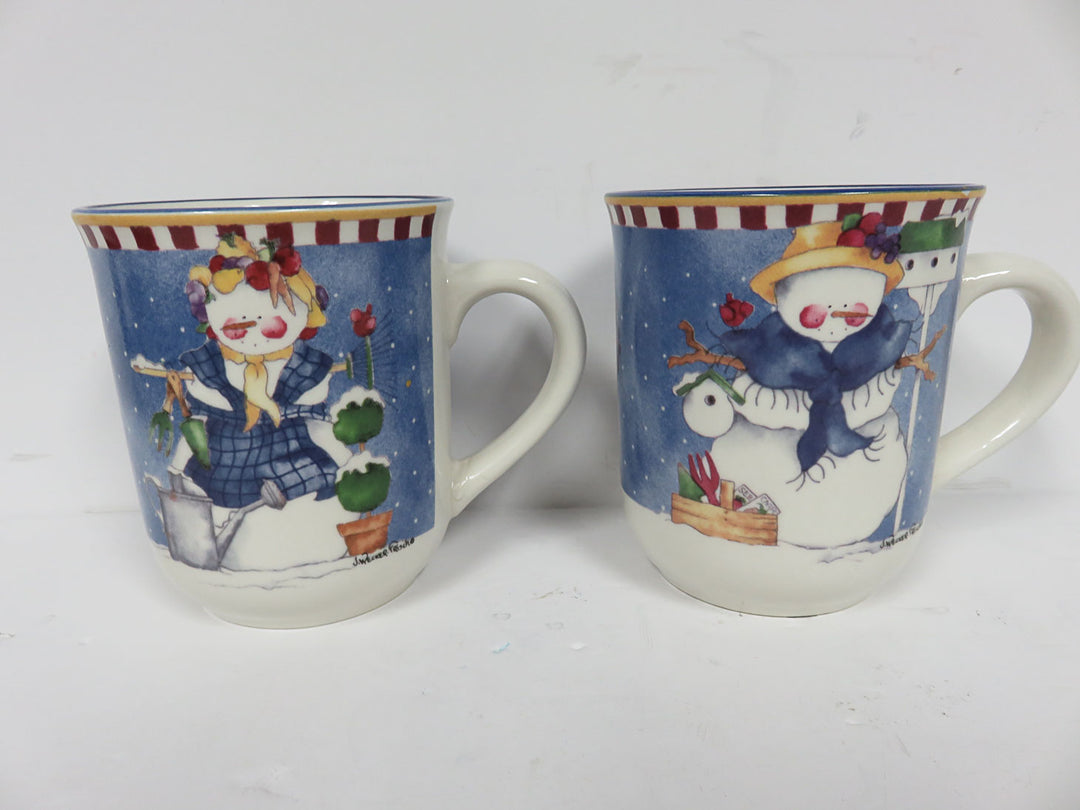 Winter's Garden  Plates & Mug Set