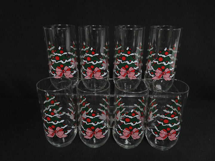 Vintage Luminarc Christmas Highballs