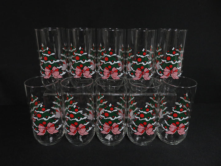 Vintage Luminarc Christmas Highballs