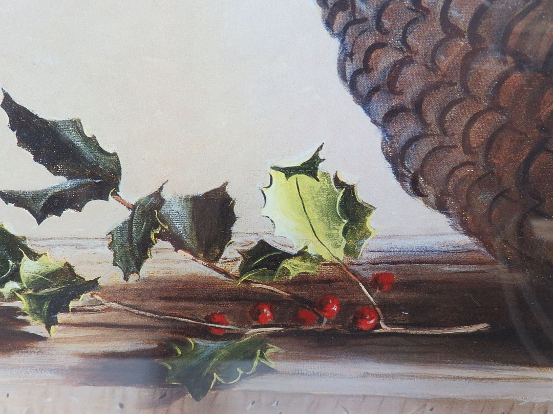 Christmas Holly Print by Camparelli