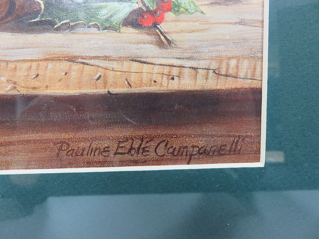 Christmas Holly Print by Camparelli