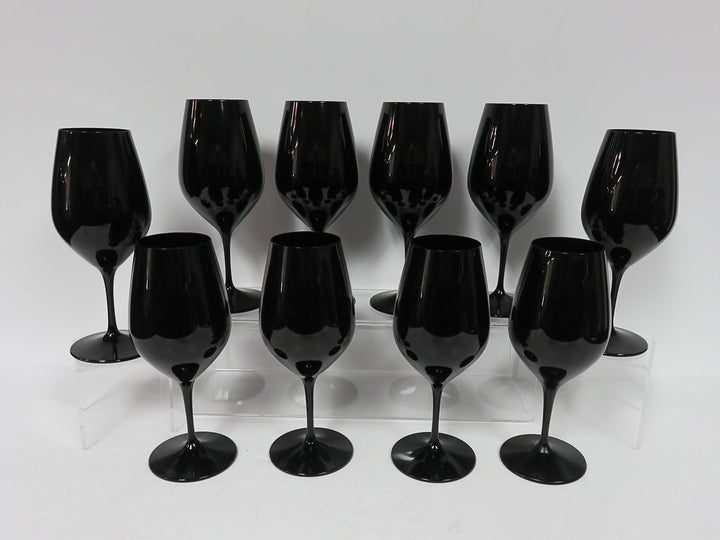 Black Wine Glasses