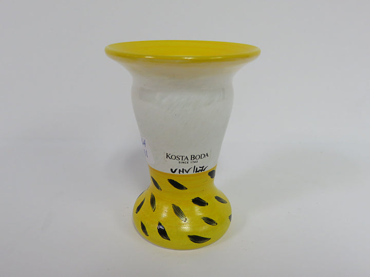 Kosta Boda Yellow and Black Bird