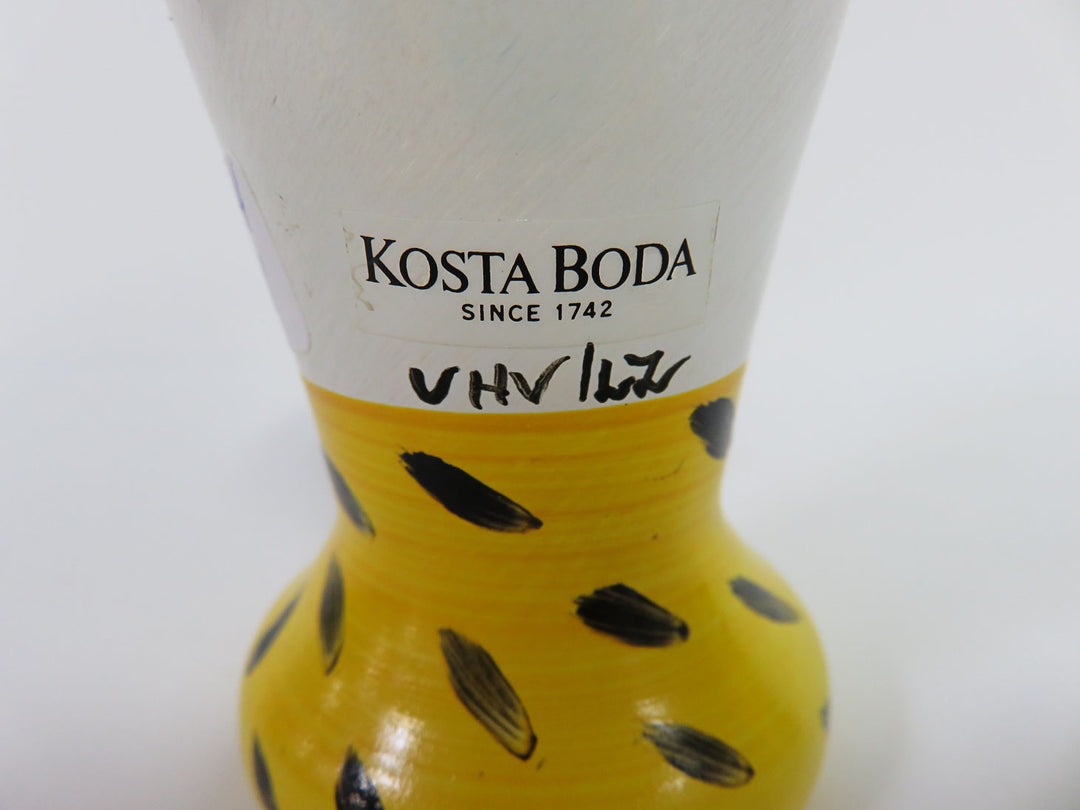 Kosta Boda Yellow and Black Bird