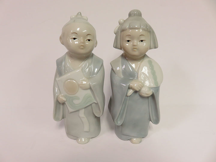 Boy and Girl in Kimonos