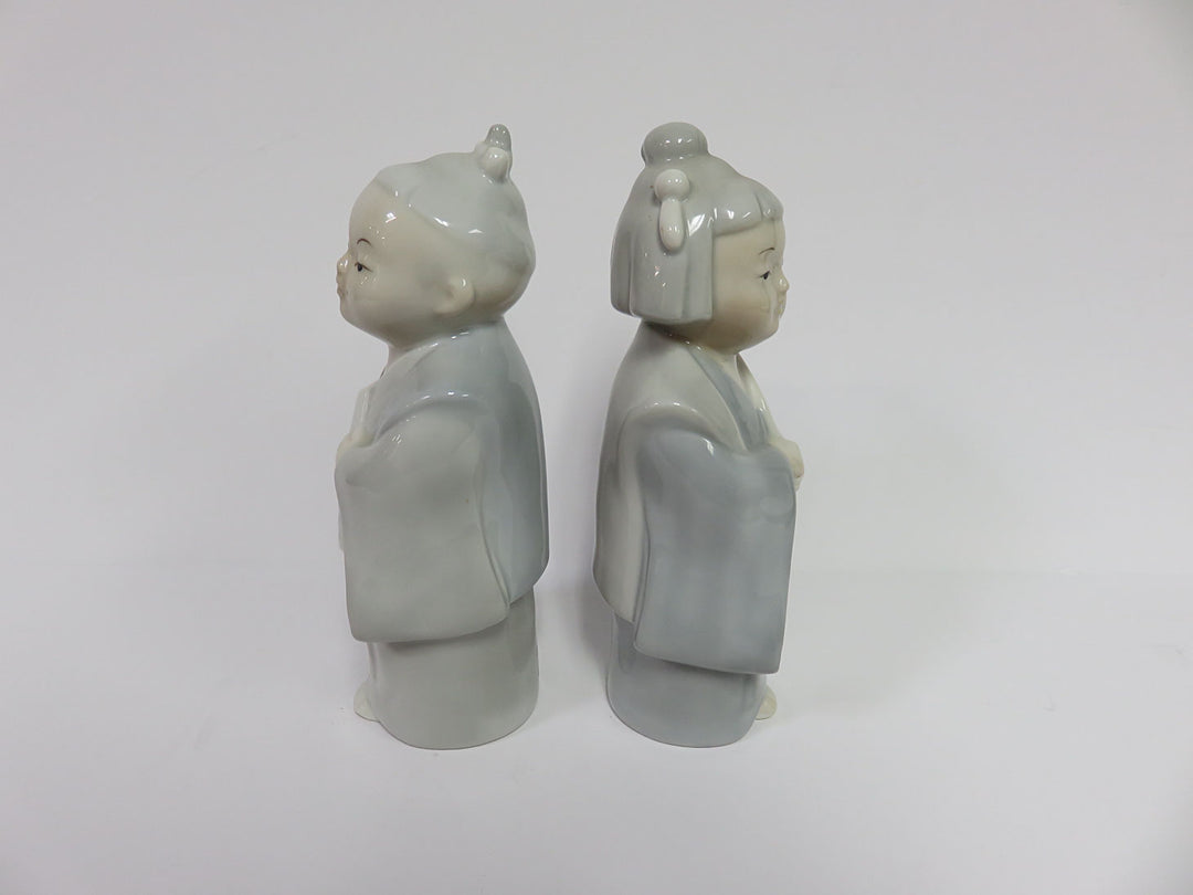 Boy and Girl in Kimonos