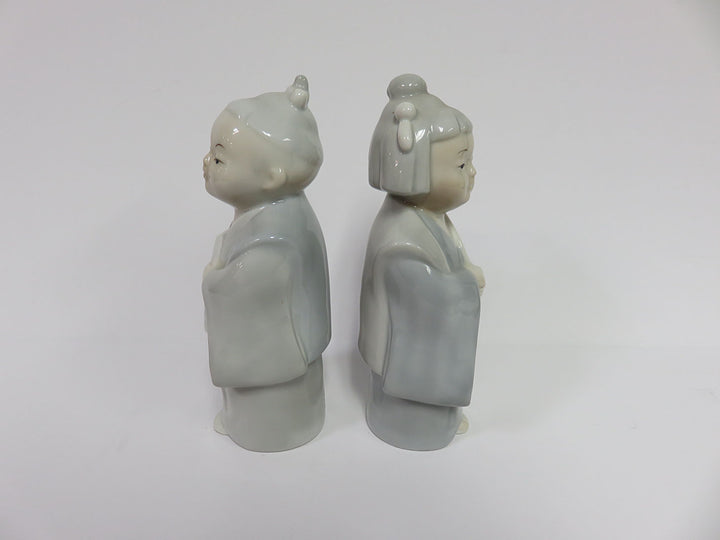 Boy and Girl in Kimonos