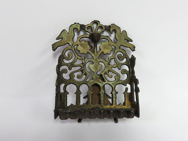 Moroccan Judaica Menorah