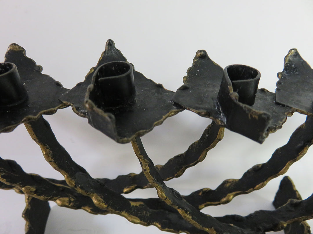 Brutalist  Hanukkah Menorah