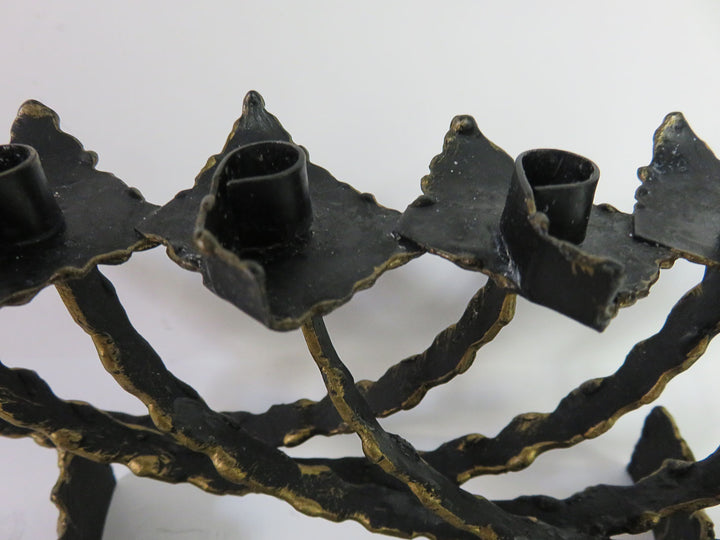 Brutalist  Hanukkah Menorah