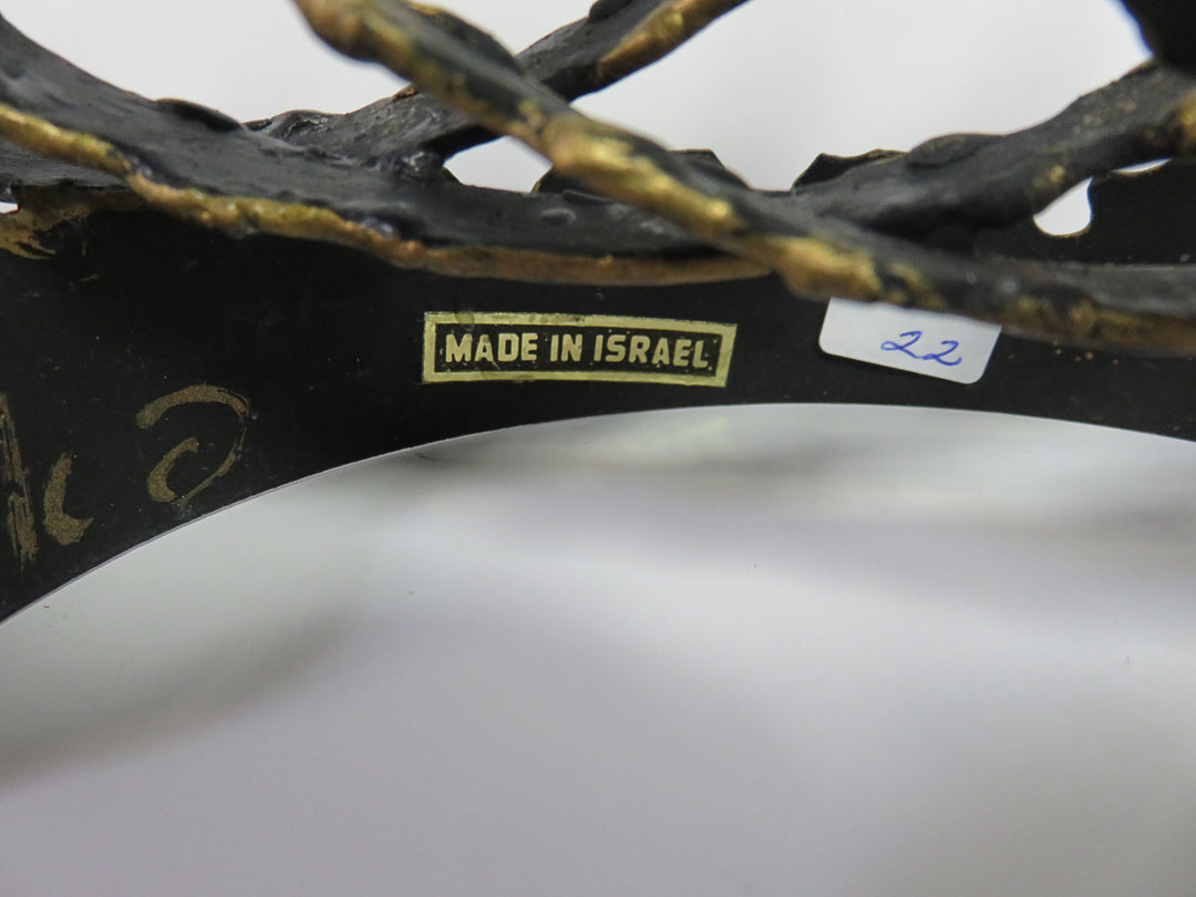 Brutalist  Hanukkah Menorah