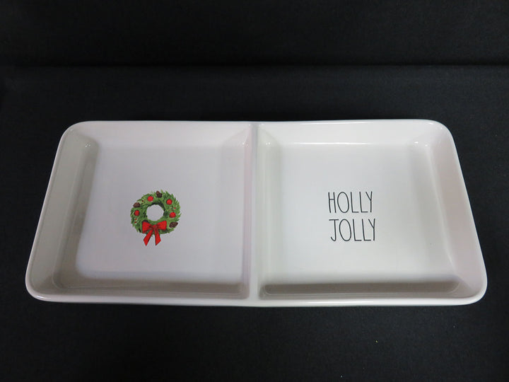 "Holly Jolly"  Divided Dish
