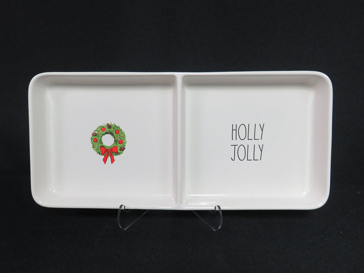 "Holly Jolly"  Divided Dish