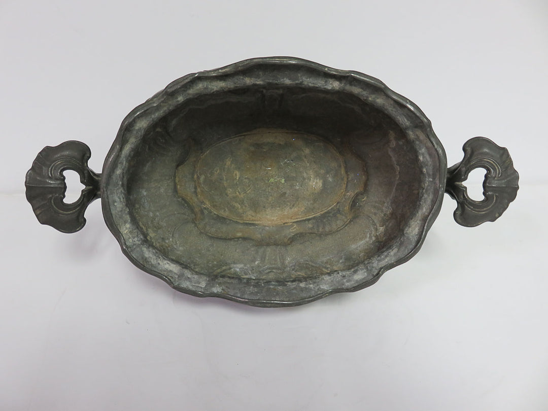 German Antique Pewter Tureen