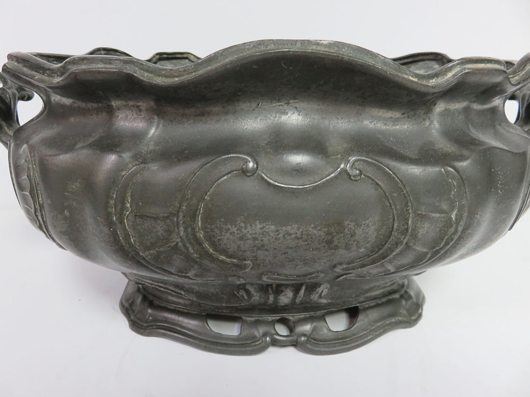 German Antique Pewter Tureen